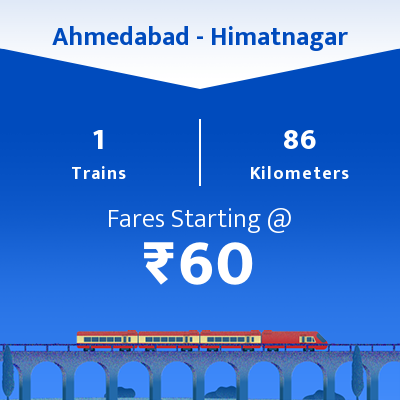 Ahmedabad To Himatnagar Trains